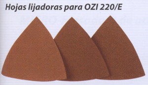 28891 Hoja lijadora para OZI grano 80