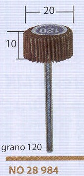 28984 Abanico para lijar 20 mm.