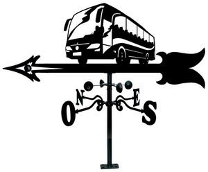 Veleta Tejado de hierro Autobus 900 mm.