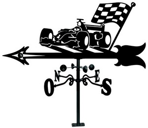 Veleta Tejado de hierro Coche Formula 1 900 mm.