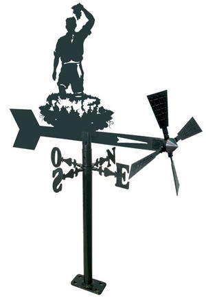 Veleta Jardin de hierro Pisauvas 480 mm.